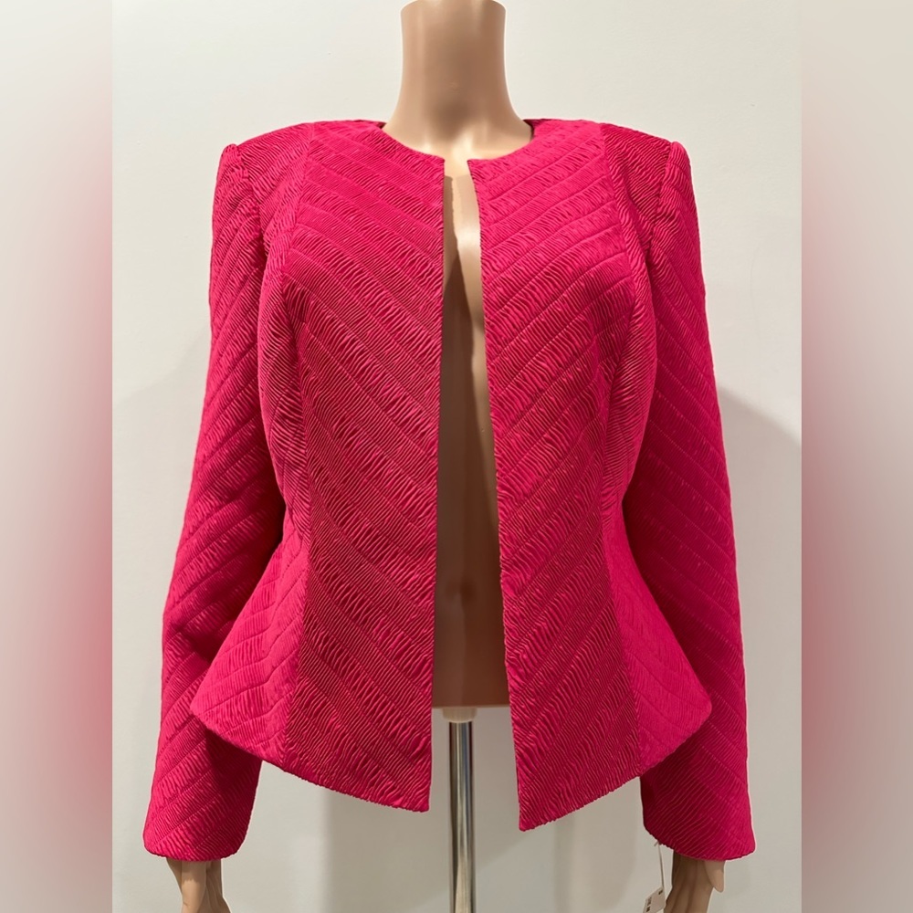 Flores & Flores Women's Pucker Fuchsia Jacket
